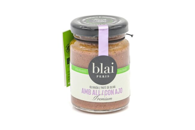 Grüne Olivenpaste mit Knoblauch