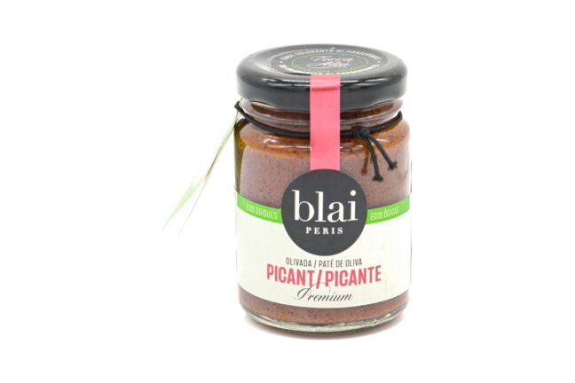 Schwarze Olivenpaste pikant Bio